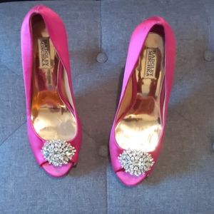 Hot pink Badgley Mischka Pumps